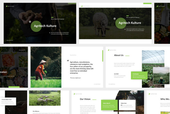Agritech - Agriculture Powerpoint: Modern Design for Impactful Presentations