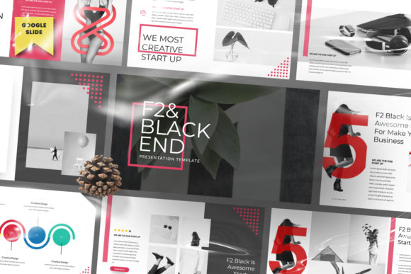 Elevate Your Pitch: Mastering the F2 Black Business Google Slide
