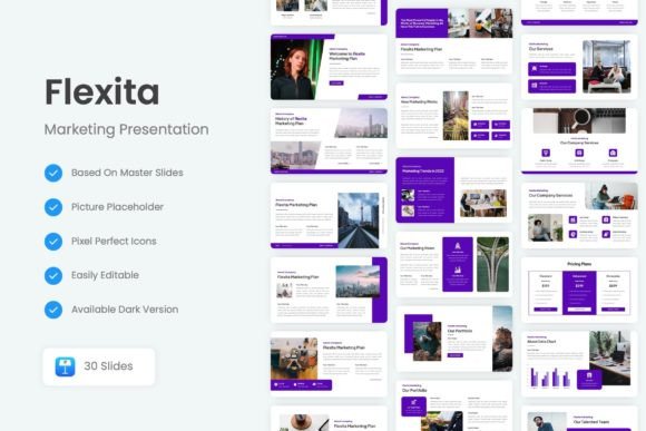 Flexita – Marketing Keynote Template for Modern Brands