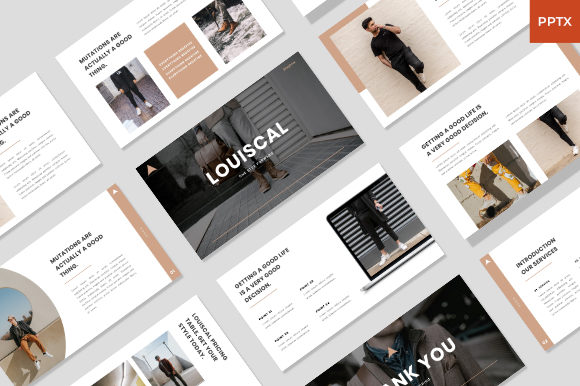 Louiscal – Creative PowerPoint Template: A Deep Dive