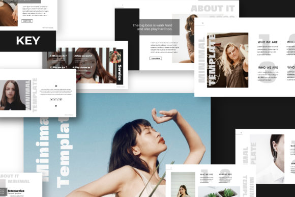 Minimal Creative Keynote: A Typeface for Modern Storytelling