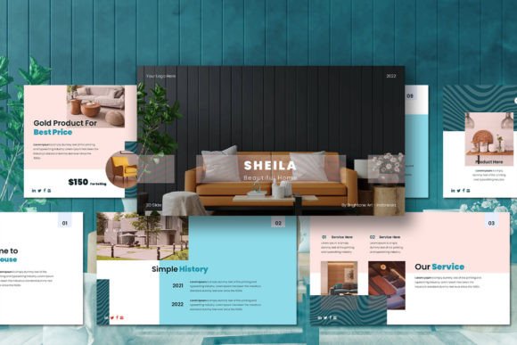 Powerpoint - Sheila: A Modern Presentation Template for Impact