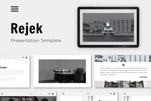 Rejek Business Google Slides Template: Your Modern Presentation Ally