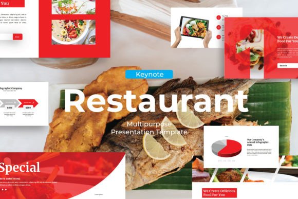 Restaurant - Keynote Template: A Visual Feast for Your Next Pitch