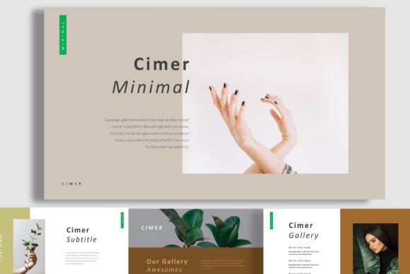 Streamline Your Brand with Cimer Minimal Keynote
