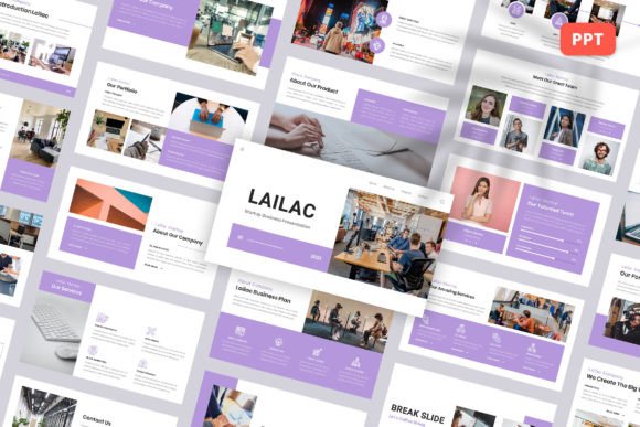 Streamline Your Next Pitch with Lailac – Startup Business PowerPoint