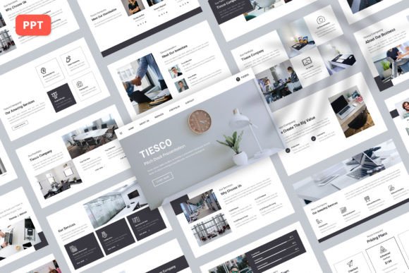 Tiesco – Pitch Deck PowerPoint: Your Next Design Secret Weapon